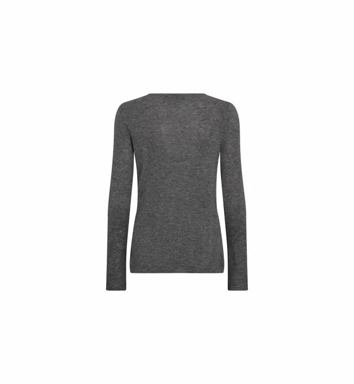 MOS MOSH MMBouch Oneck Knit Sharkskin Women Knits MOS MOSH MMBouch Oneck Knit Sharkskin Women Knits