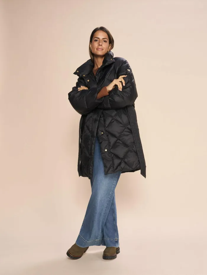MOS MOSH MMEden Down Jacket Black Women Jackets and Coats MOS MOSH MMEden Down Jacket Black Women Jackets and Coats