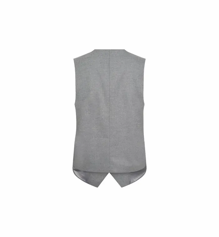 MOS MOSH MMElene Caia Vest Sharkskin Women Waistcoats MOS MOSH MMElene Caia Vest Sharkskin Women Waistcoats