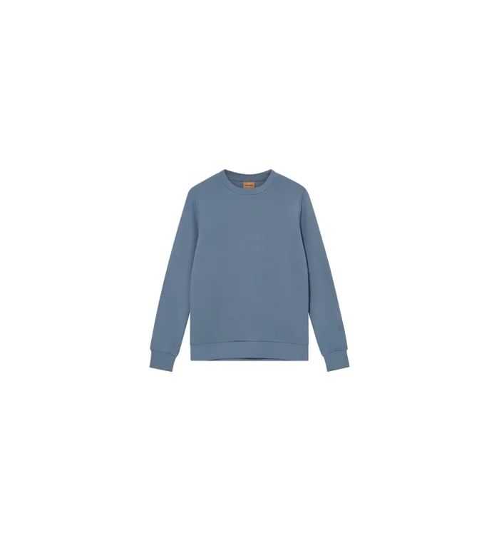 MOS MOSH MMGAbel Crew Neck Sweat Ocean Blue Men Sweatshirts MOS MOSH MMGAbel Crew Neck Sweat Ocean Blue Men Sweatshirts