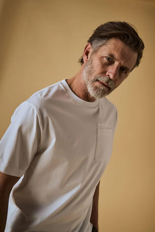 MOS MOSH MMGBlom SS Tee White Men Tees MOS MOSH MMGBlom SS Tee White Men Tees
