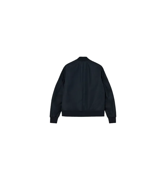 MOS MOSH MMGCain Bomber Jacket Navy Men Jackets MOS MOSH MMGCain Bomber Jacket Navy Men Jackets