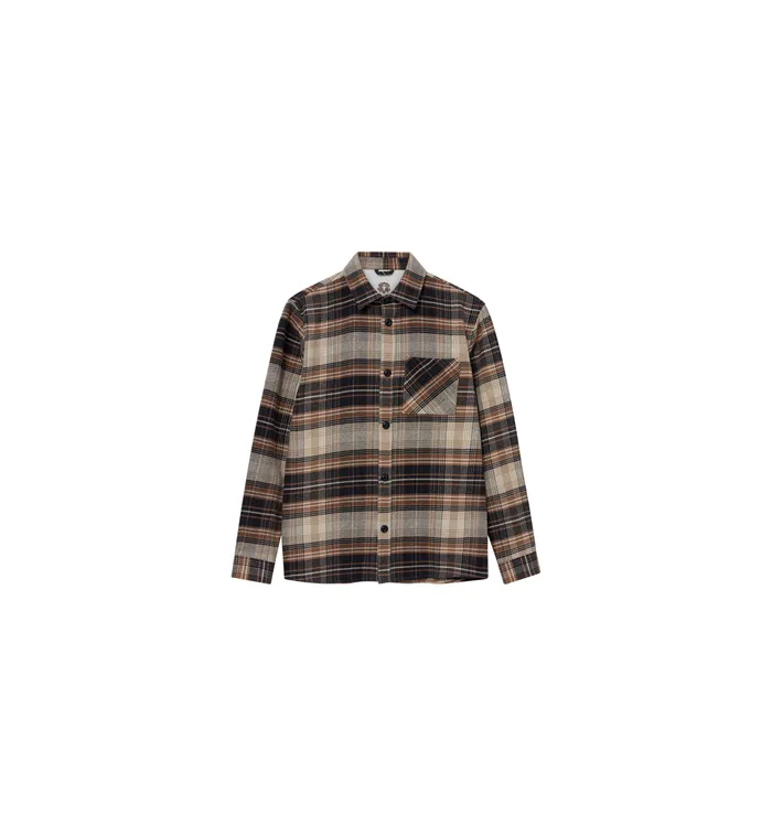 MOS MOSH MMGDavid Lavato Shirt Navy Check Men Shirts MOS MOSH MMGDavid Lavato Shirt Navy Check Men Shirts