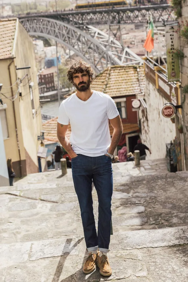 MOS MOSH MMGEric Verona Jeans Dark Blue Denim Men Jeans