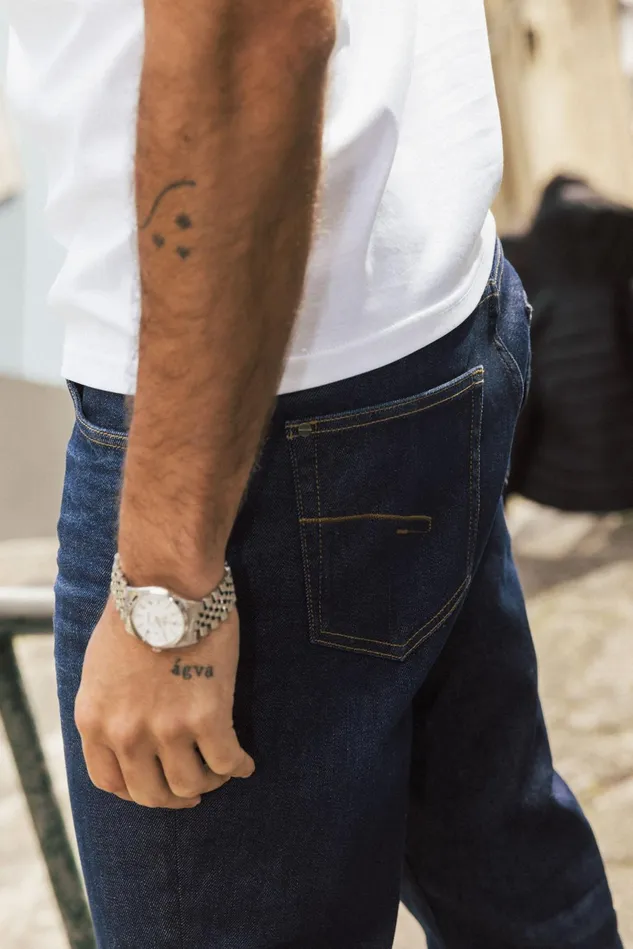 MOS MOSH MMGEric Verona Jeans Dark Blue Denim Men Jeans MOS MOSH MMGEric Verona Jeans Dark Blue Denim Men Jeans