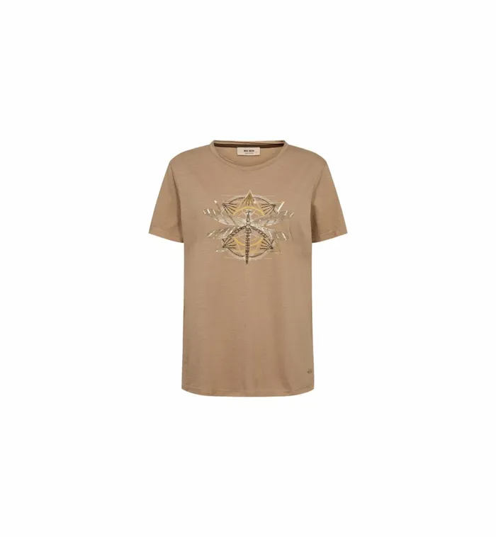 MOS MOSH MMGull OSS Deco Tee Tannin Women Tees MOS MOSH MMGull OSS Deco Tee Tannin Women Tees