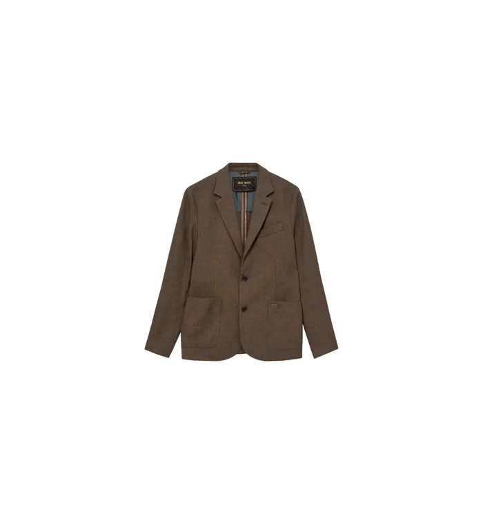 MOS MOSH MMGWilliams Forest Blazer Brown Latte Men Blazers MOS MOSH MMGWilliams Forest Blazer Brown Latte Men Blazers
