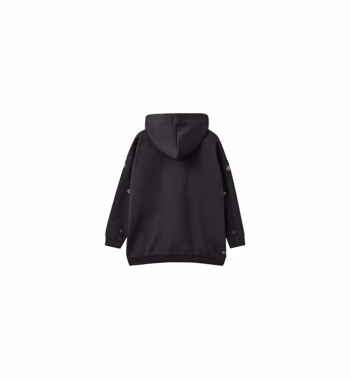 MOS MOSH MMHBliss Burnt Sweatshirt 8211 HEYANNO Black Women Sweats MOS MOSH MMHBliss Burnt Sweatshirt 8211 HEYANNO Black Women Sweats
