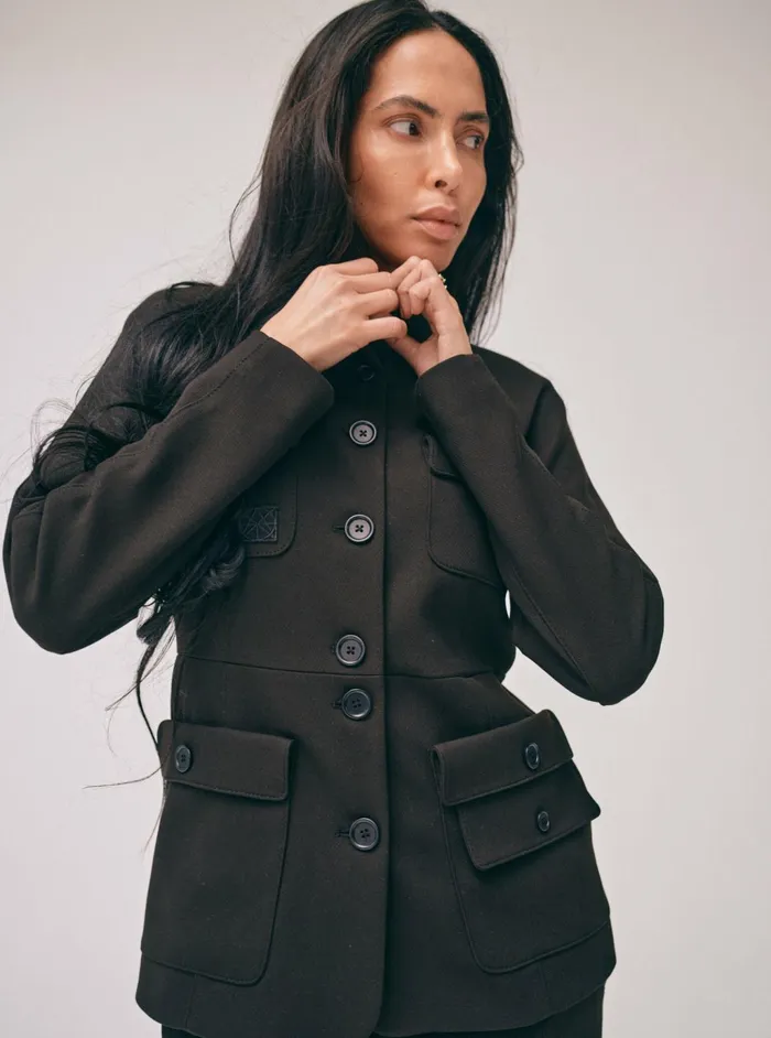 MOS MOSH MMHCheer Salvation Blazer 8211 HEYANNO Black Women Blazers