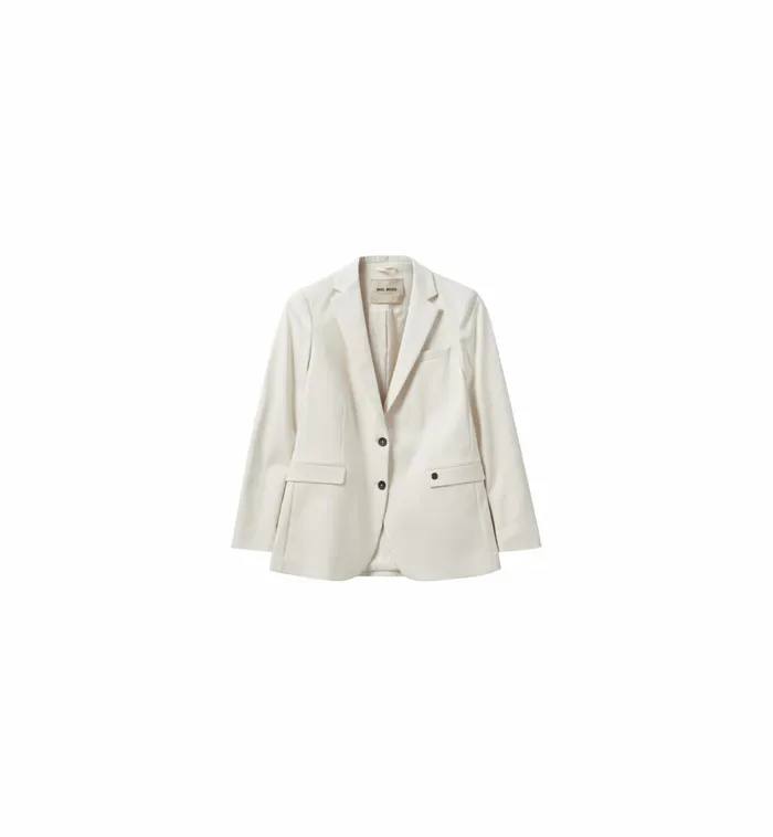 MOS MOSH MMMary Night Blazer Ecru Women Blazers MOS MOSH MMMary Night Blazer Ecru Women Blazers