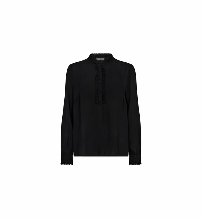 MOS MOSH MMReta Sez Blouse Black Women Blouses and Tops MOS MOSH MMReta Sez Blouse Black Women Blouses and Tops
