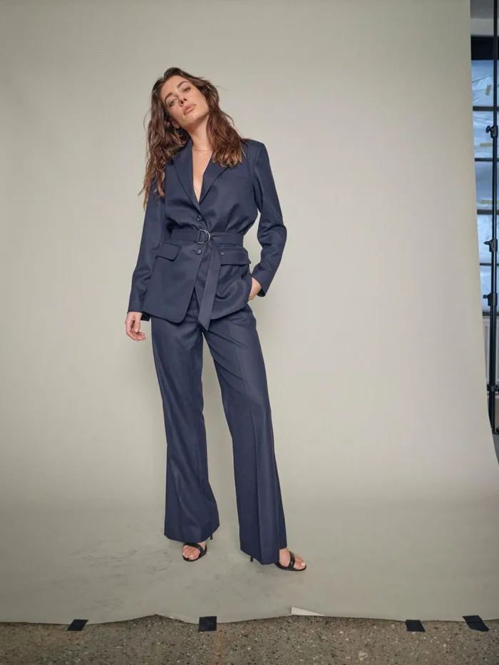 MOS MOSH MMRhys Cais Pant Salute Navy Women Pants