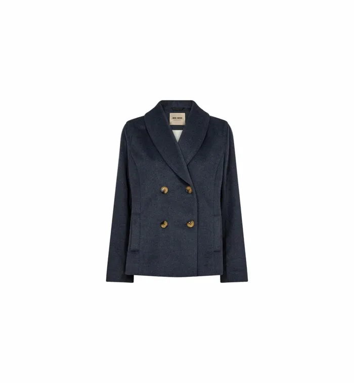 MOS MOSH MMVicca Wool Jacket Navy Blazer Women Jackets and Coats MOS MOSH MMVicca Wool Jacket Navy Blazer Women Jackets and Coats