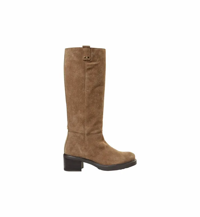 MOS MOSH MMWales Suede Hi Boot Dark Beige Women Shoes MOS MOSH MMWales Suede Hi Boot Dark Beige Women Shoes