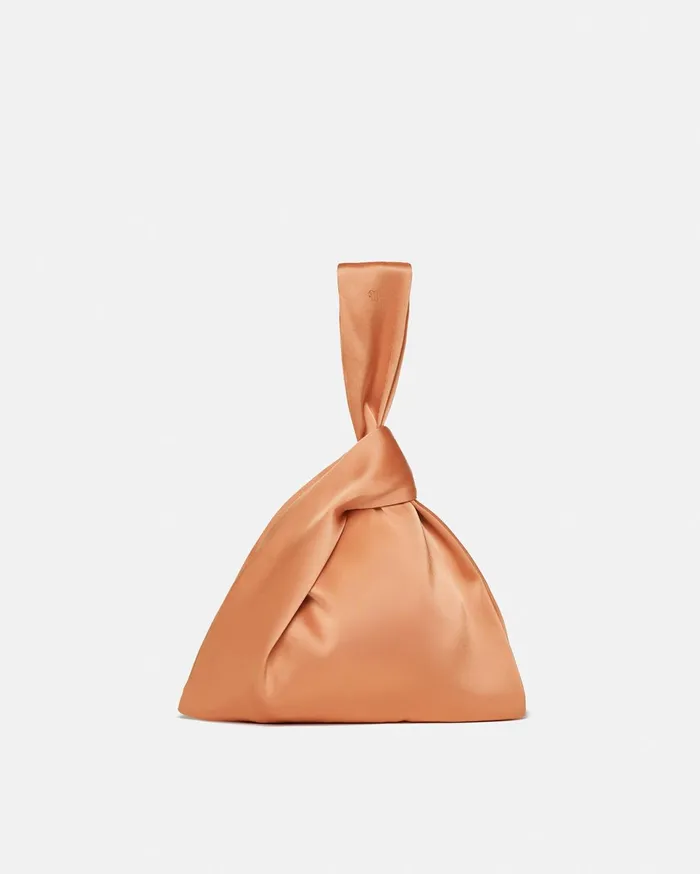 Nanushka Bags Women Jen Slip Satin Clutch Apricot