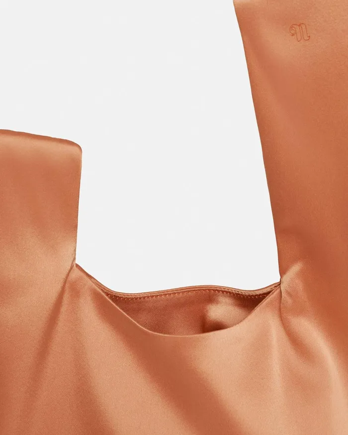 Nanushka Bags Women Jen Slip Satin Clutch Apricot