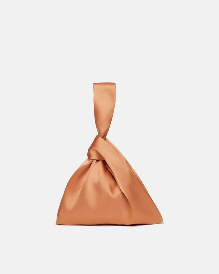 Nanushka Bags Women Jen Slip Satin Clutch Apricot