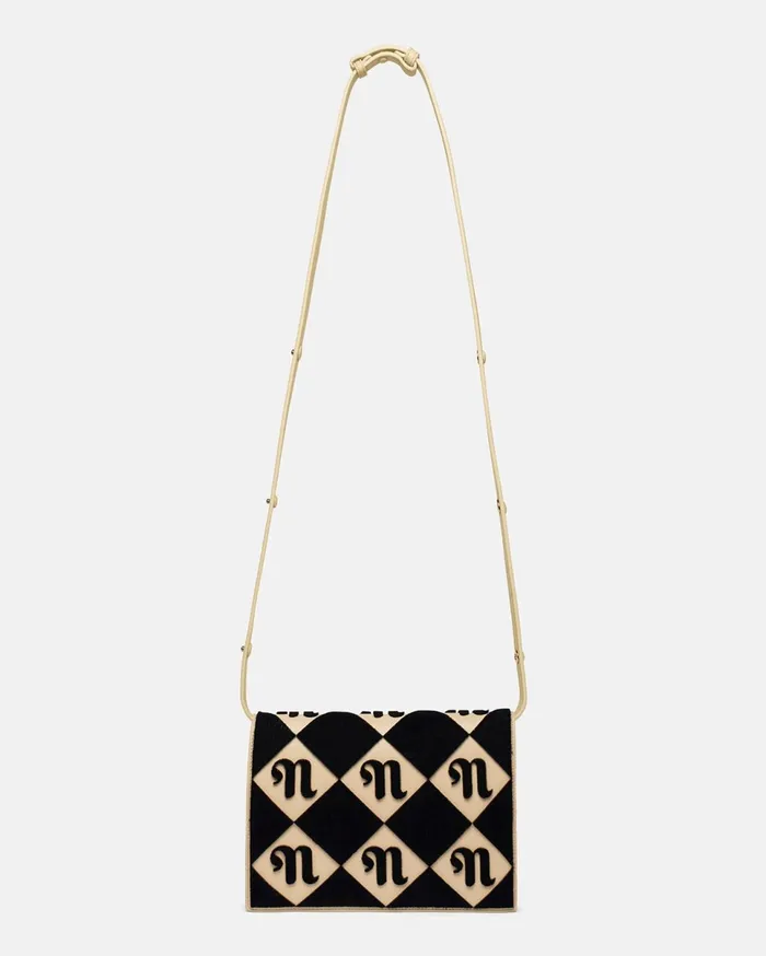 Nanushka Bags WomenMen The Concertina Large Tufted AltNappa Shoulder Bag Diamond Check