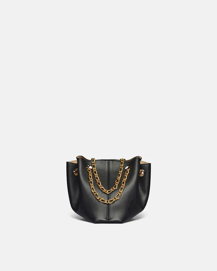 Nanushka Bags Women THE GATHER BUCKET Altnappa Bucket Bag Black Nanushka