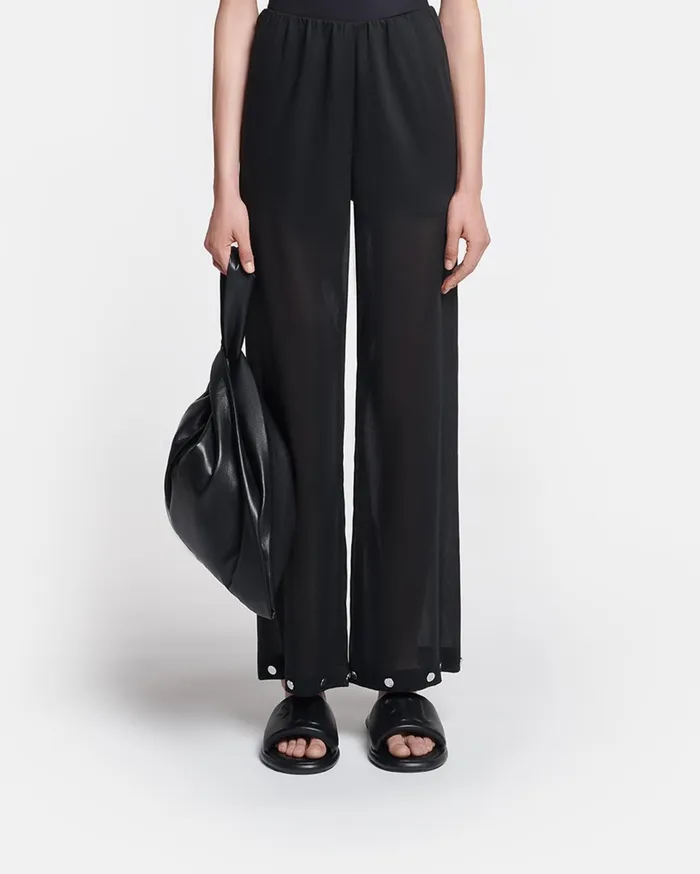 Nanushka Bottoms Women Brenda Studded Organza Pants Black