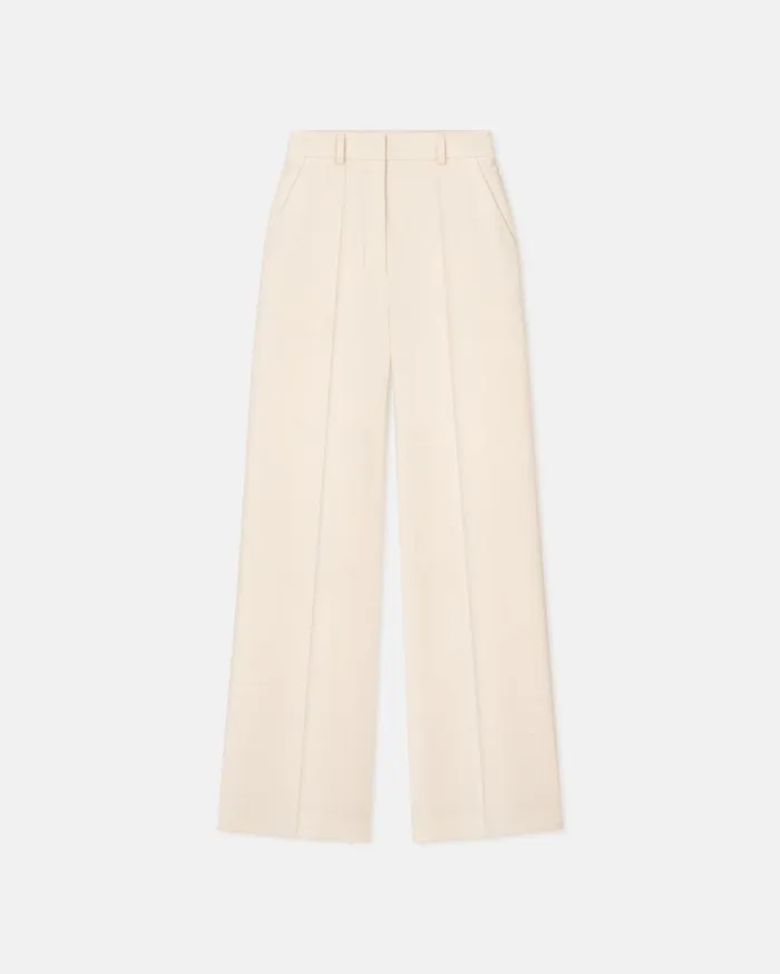 Nanushka Bottoms Women Lanai Tailored Cady Pants Creme