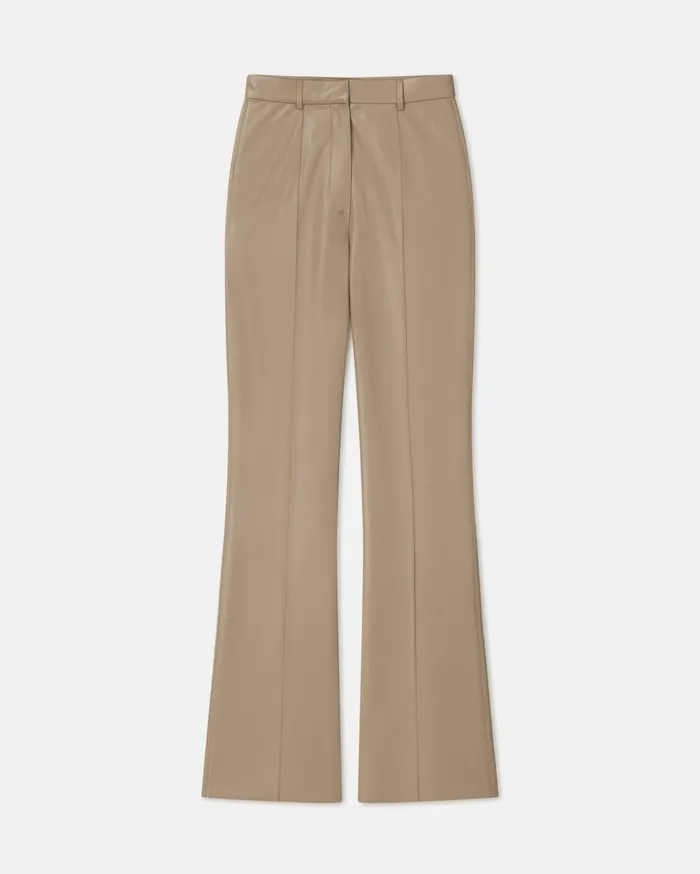 Nanushka Bottoms Women Leena Okobor AltLeather Pants Ashy Taupe