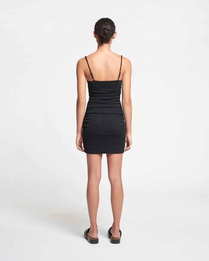 Nanushka Dresses Women Adie MeshJersey Dress Black