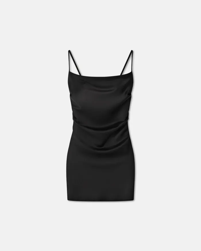 Nanushka Dresses Women Adie MeshJersey Dress Black
