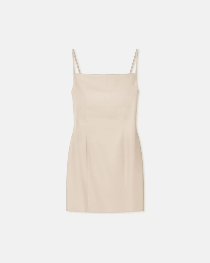 Nanushka Dresses Women Jorie Okobor AltLeather Mini Dress Creme