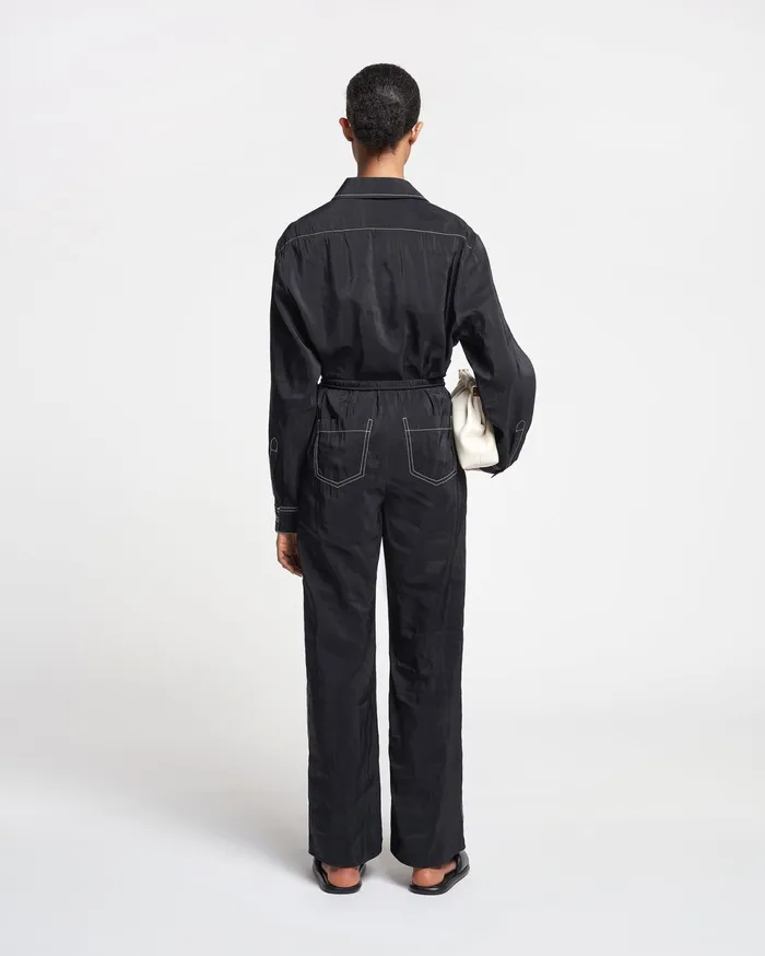 Nanushka Dresses Women Metta Glass Poplin Shirt Dress Black