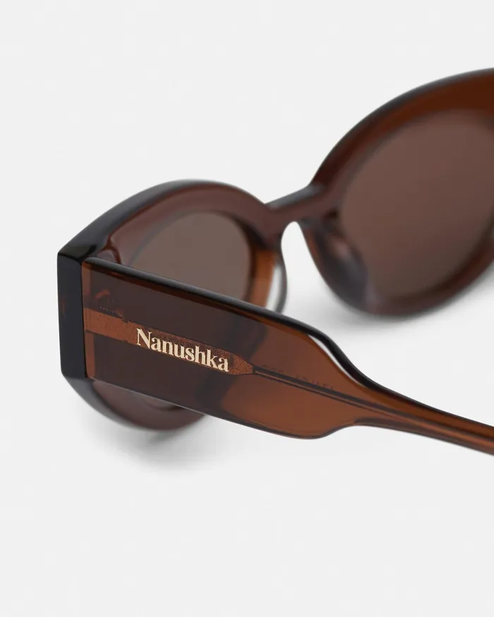 Nanushka Eyewear Women Azalea BioPlastic CatEye Sunglasses Brown