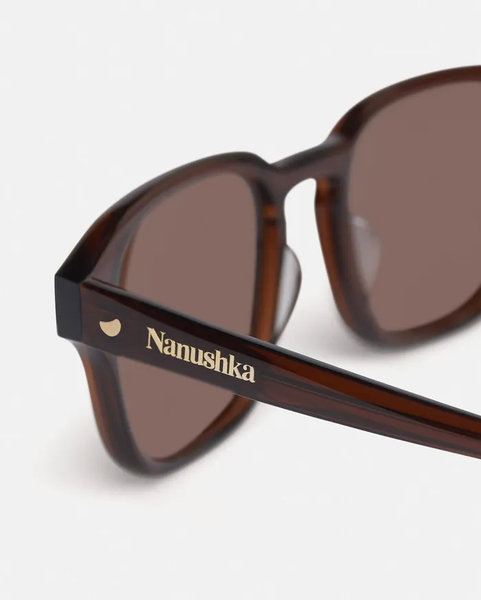 Nanushka Eyewear WomenMen Aiza BioPlastic Sunglasses Brown