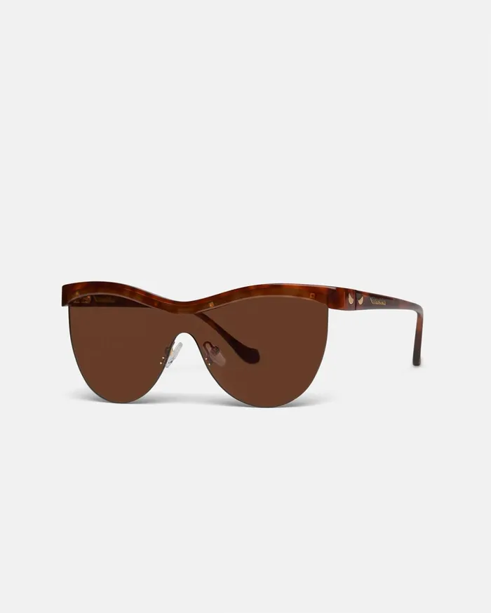 Nanushka Eyewear WomenMen Baya BioPlastic Sunglasses Light Turtle