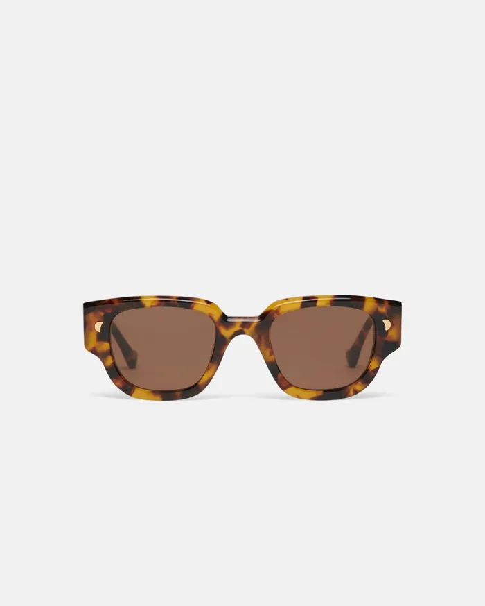 Nanushka Eyewear WomenMen Samui BioPlastic Sunglasses Dark Amber