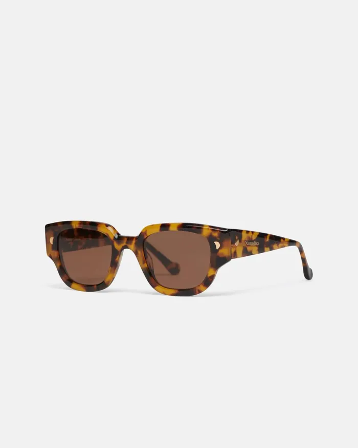 Nanushka Eyewear WomenMen Samui BioPlastic Sunglasses Dark Amber