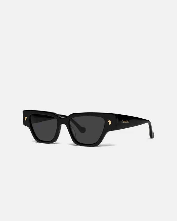 Nanushka Eyewear WomenMen Sazzo BioPlastic DFrame Sunglasses GreyBlack