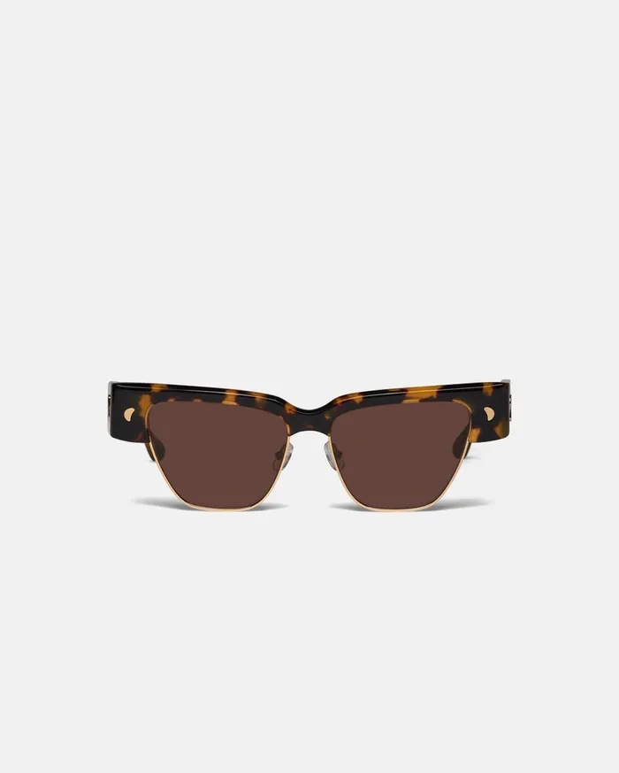 Nanushka Eyewear Women Shako DFrame Sunglasses Tortoishell