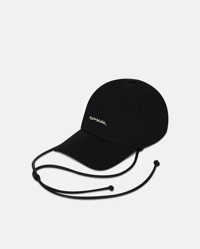 Nanushka Hats and Caps WomenMen Darnis Sale LogoEmbroidered Cap Black