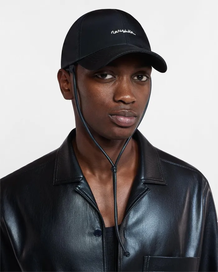 Nanushka Hats and Caps WomenMen Darnis Sale LogoEmbroidered Cap Black