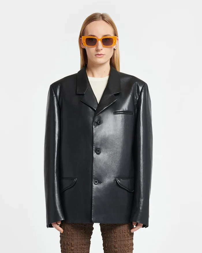 Nanushka Jackets and Blazers Women Aina Okobor AltLeather Blazer Black