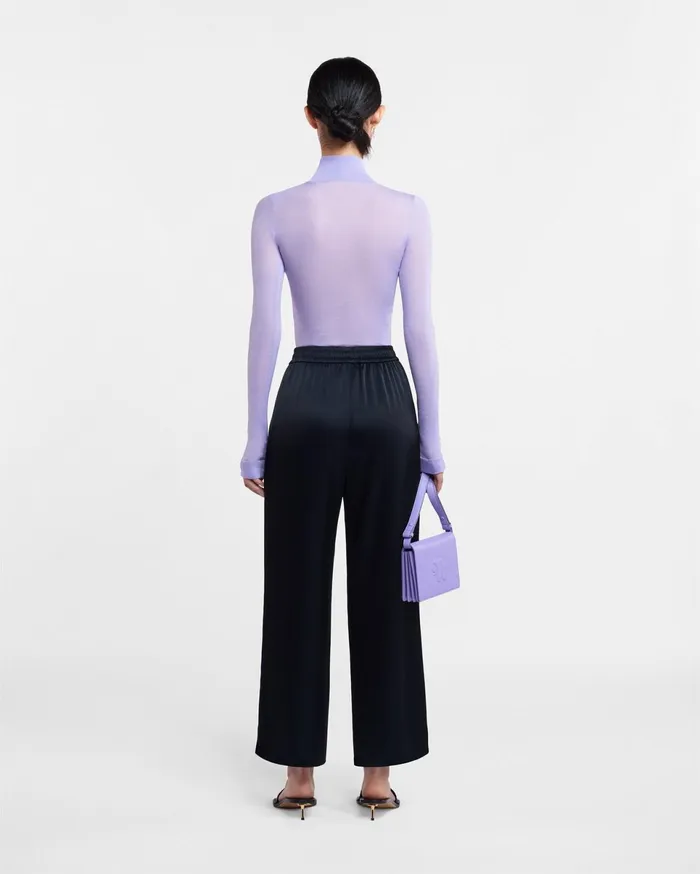Nanushka Pants Women Odessa Slip Satin Pants Black