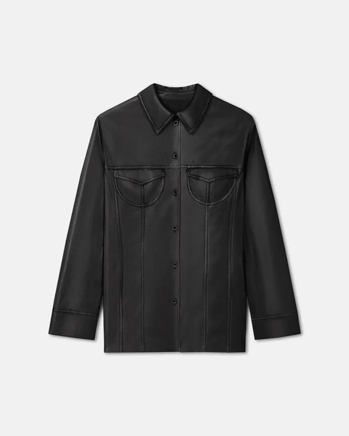 Nanushka Shirts and Blouses Women Karline Okobor AltLeather Shirt Black