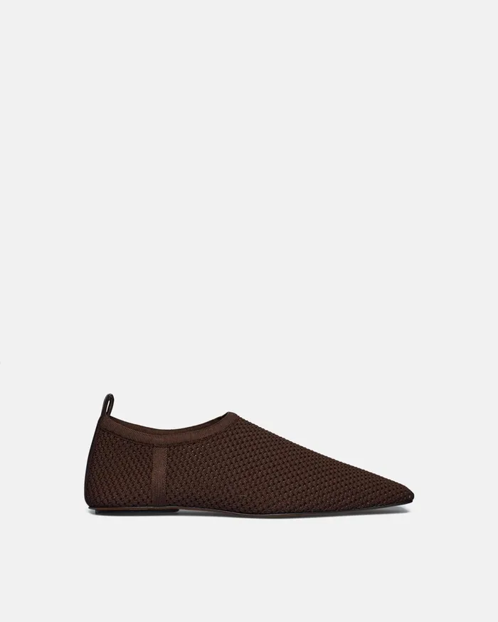 Nanushka Shoes Women Buju MeshKnit SquareToe SlipOn Shoes Java