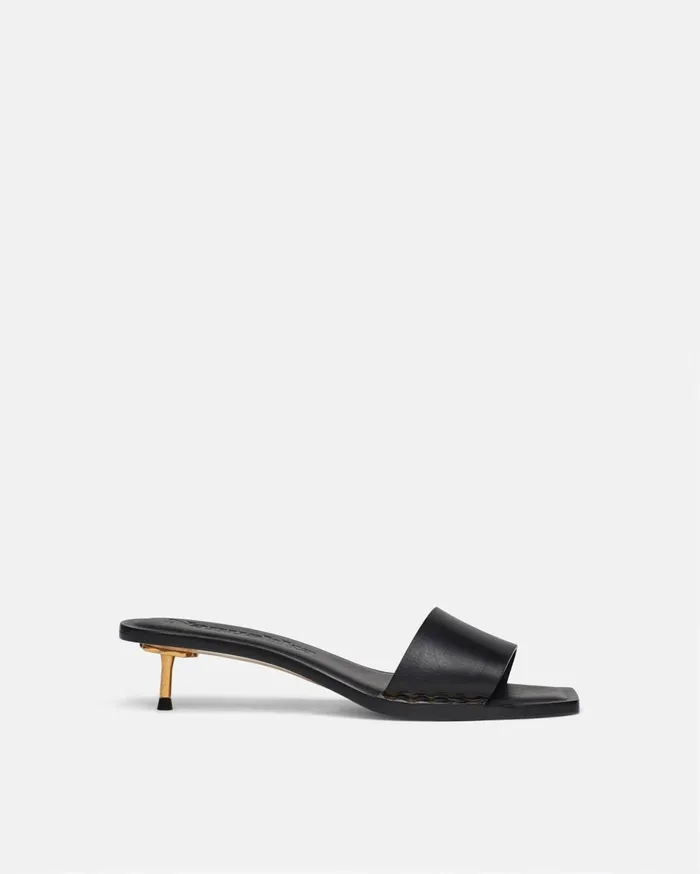 Nanushka Shoes Women Ibiron Leather Sandals Black