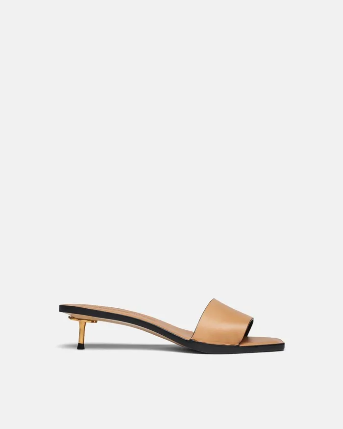 Nanushka Shoes Women Ibiron Leather Sandals Natural Tan