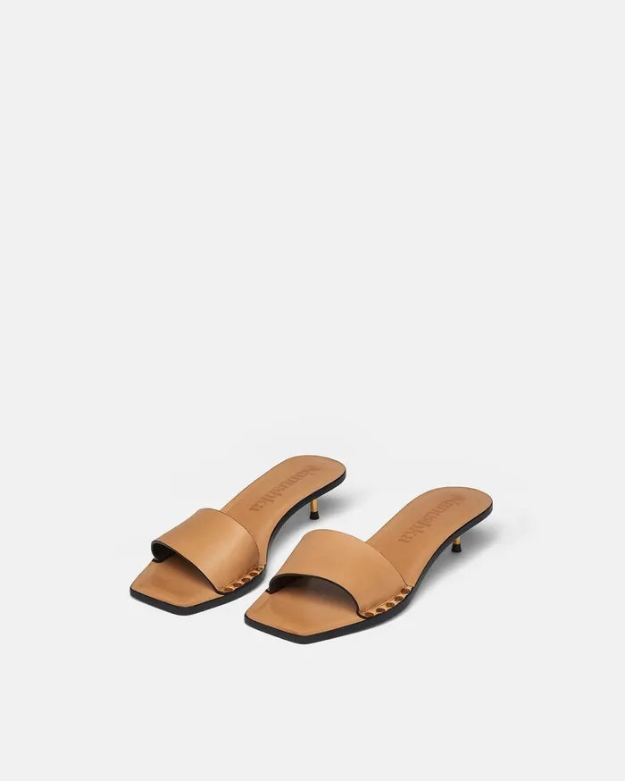 Nanushka Shoes Women Ibiron Leather Sandals Natural Tan