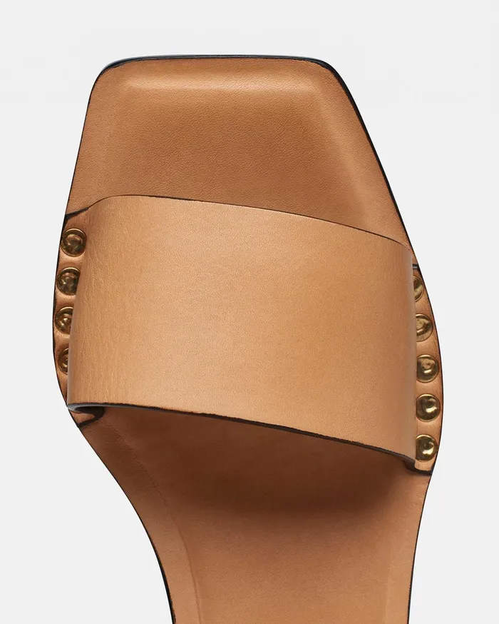 Nanushka Shoes Women Ibiron Leather Sandals Natural Tan