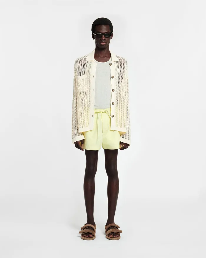 Nanushka Shorts Men Amil Poplin Short Lumen