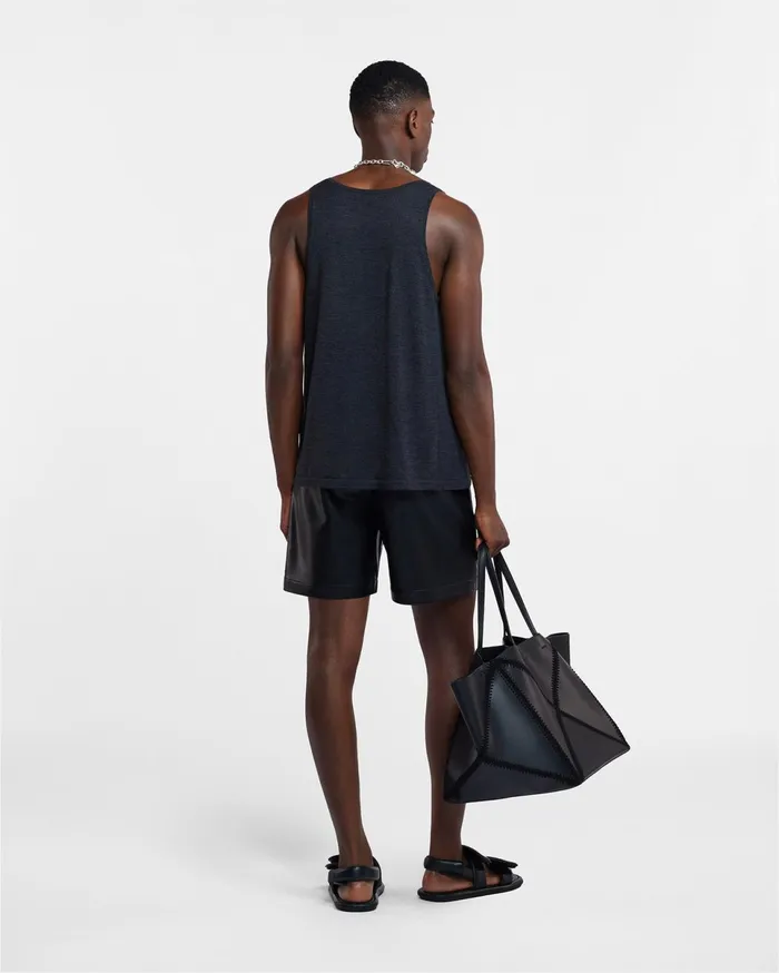 Nanushka Shorts Men Doxxi Okobor AltLeather Shorts Black