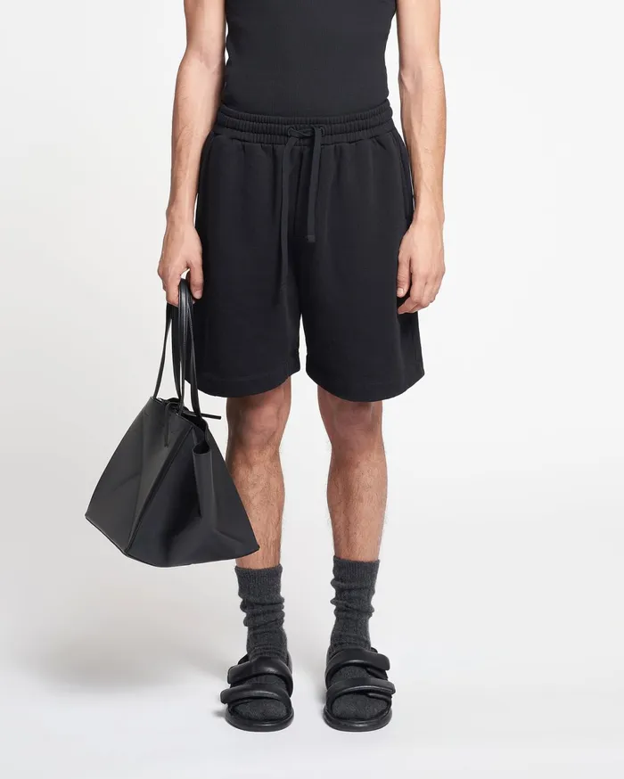 Nanushka Shorts Men Doxxi Organically Grown Cotton Shorts Black